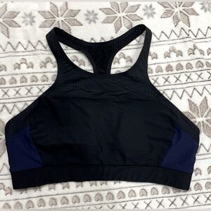 Black & Blue Athleta Sports Bra / Yoga / Athletic Top Size Large